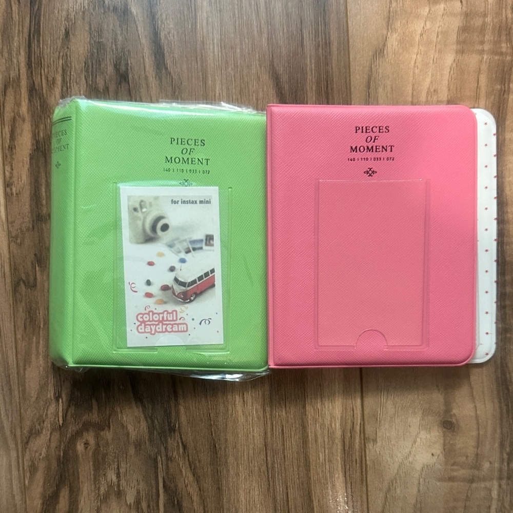 2 photo albums for instax mini camera